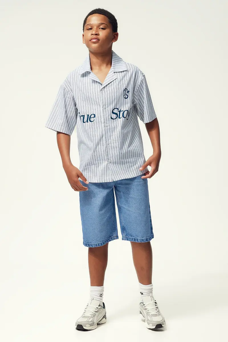 Calções de ganga · Menino · Creme · Modelo 3
