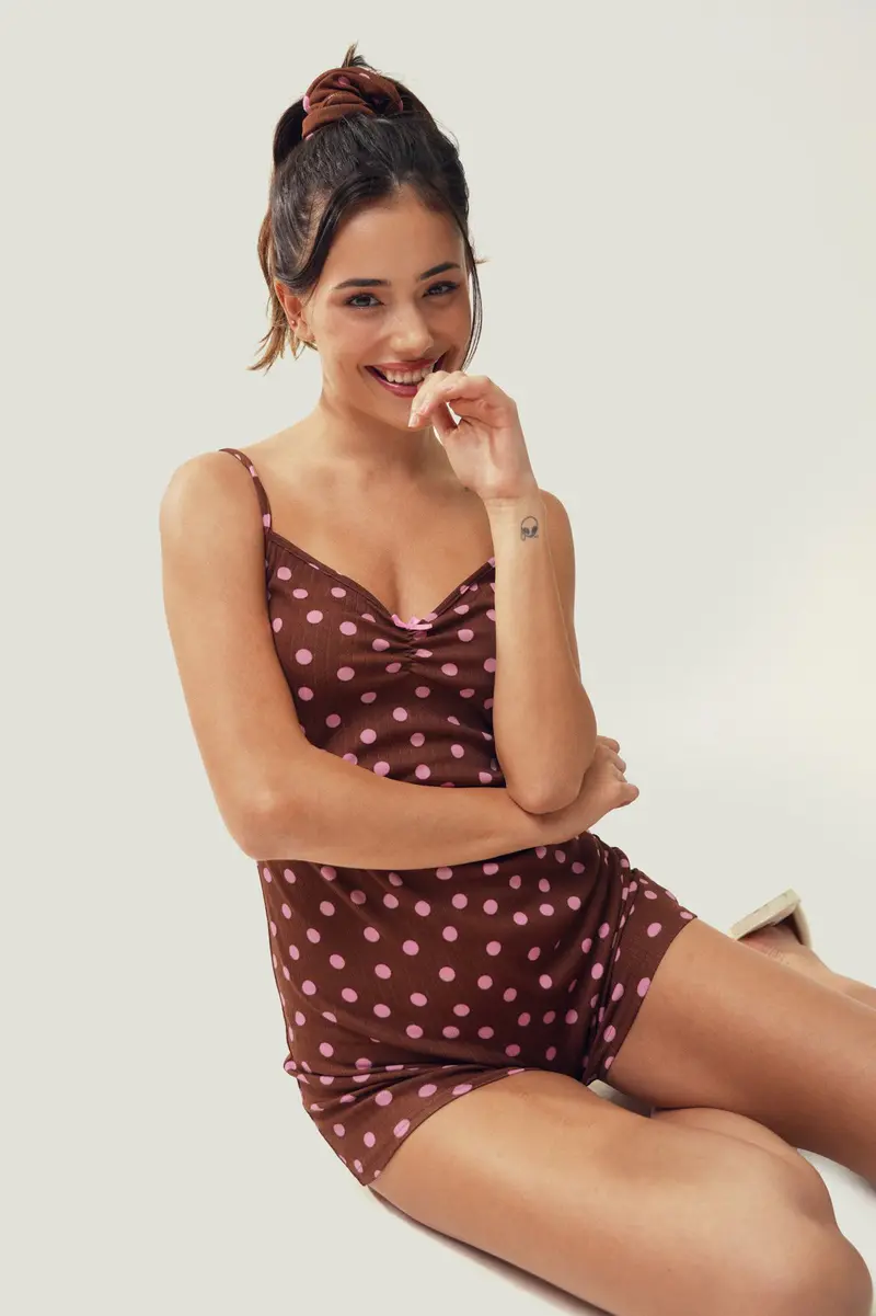 Peça Polka Dot All One · Senhora