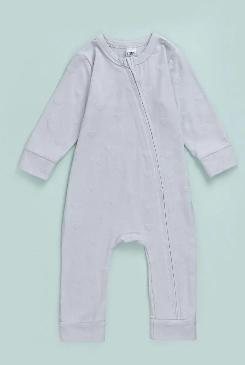 Babygrow Interlock em algodão · Bebé · Azul Claro