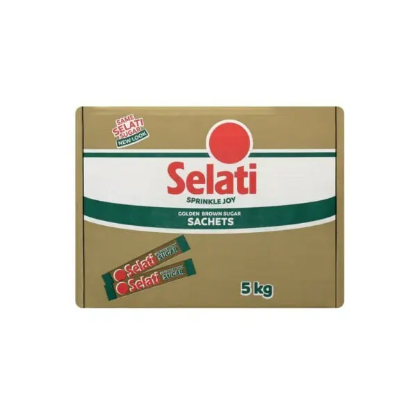Selati Acucar Castanho Saquetas (1000UN) 5KG