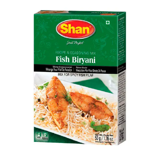 Shan Tempero Arroz Fish Biryani 60G