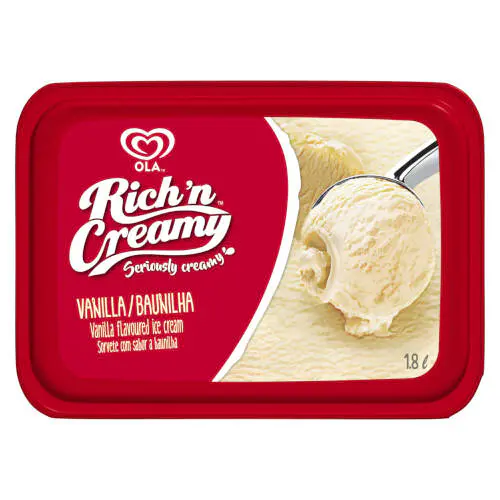 Ola Gelado Rich’n Creamy Baunilha 1,8L
