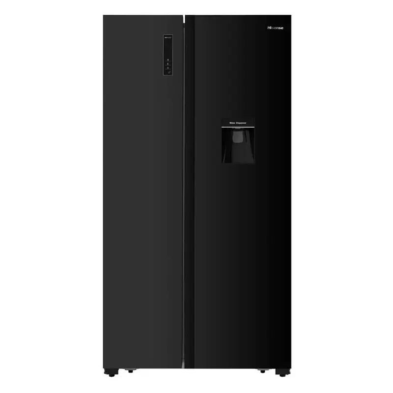 Geleira Hisense H670SMIB-WD Black Glass | 514L - C/Dispensador de Água