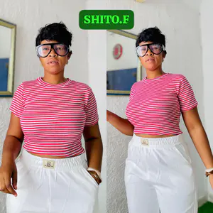 Camiseta Feminina Listrada Premium