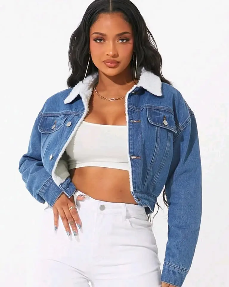 Jaqueta Jeans Térmica