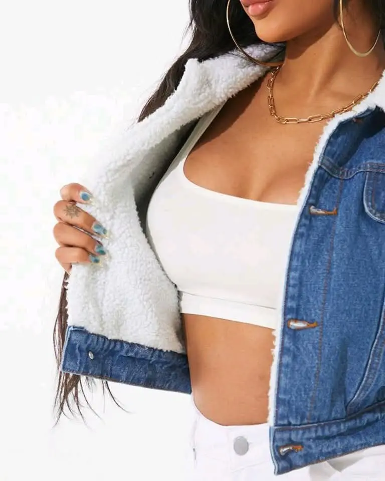 Jaqueta Jeans Térmica
