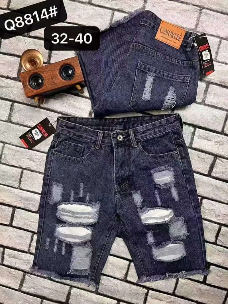 Calções Jeans Destroyed Premium – Vários Modelos