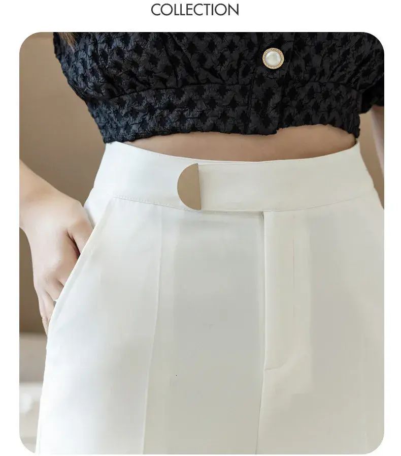 Pantalona Feminina Chiffon Elegance – Cintura Alta & Caimento Leve