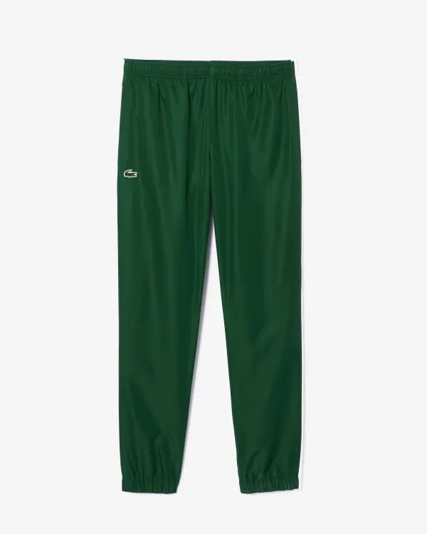 Conjunto Esportivo Masculino Verde Lacoste – Jaqueta e Calça em Tafetá Reciclado