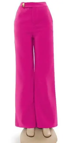 Pantalona Feminina Chiffon Elegance – Cintura Alta & Caimento Leve