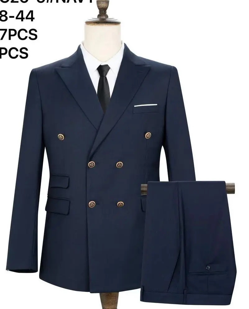 Terno Clássico Azul Marinho Masculino