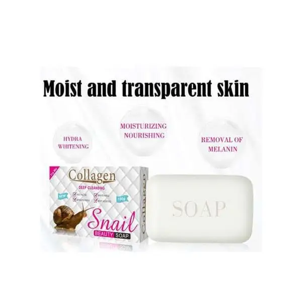 Sabão Acne Collagen Snail Beauty – Clareamento e Rejuvenescimento