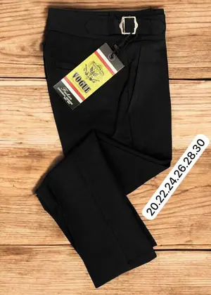 Calça Slim Juvenil com Fivela – Conforto e Estilo 4 a 14 Anos