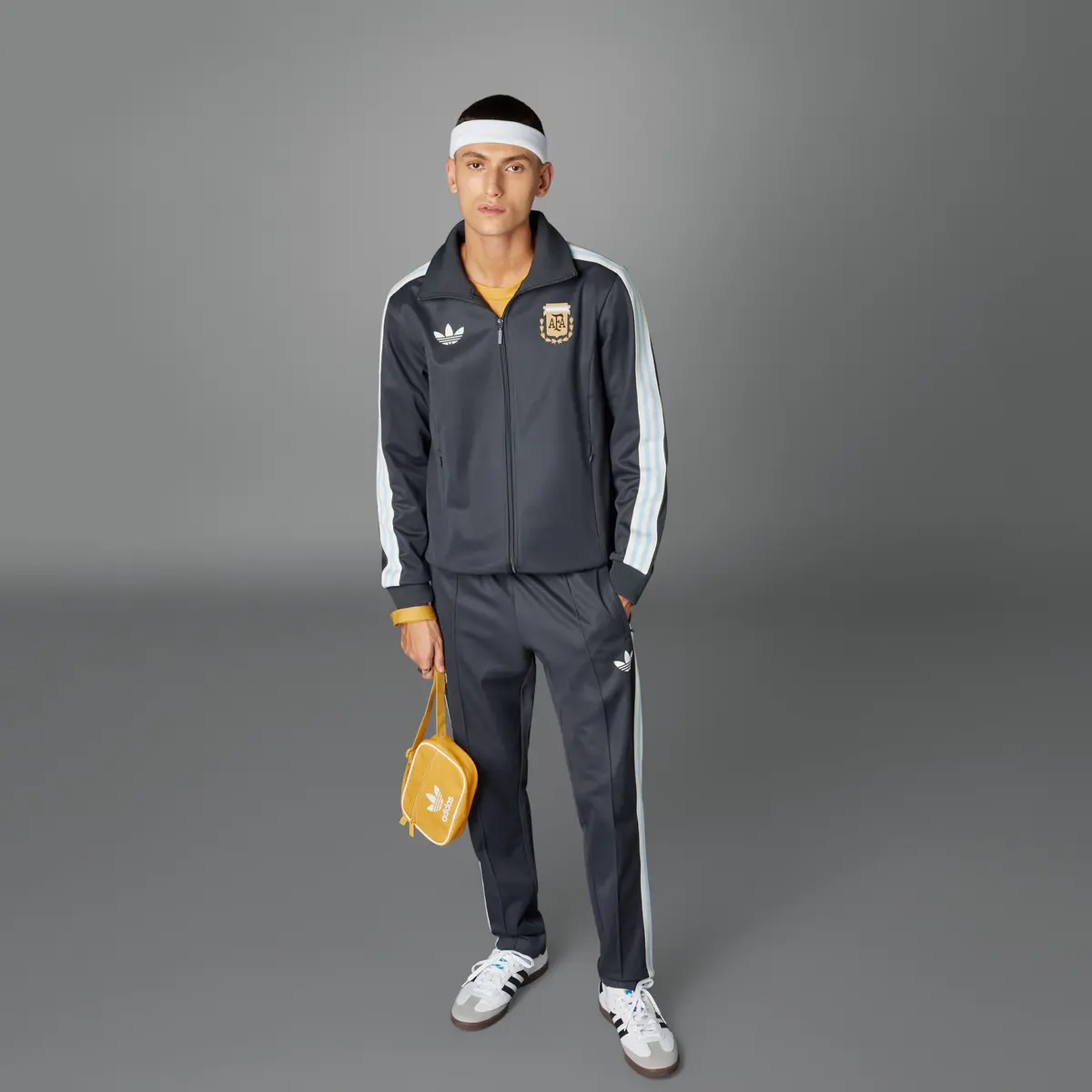 Conjunto Argentina Beckenbauer Clássico (Casaco + Calça) by adidas