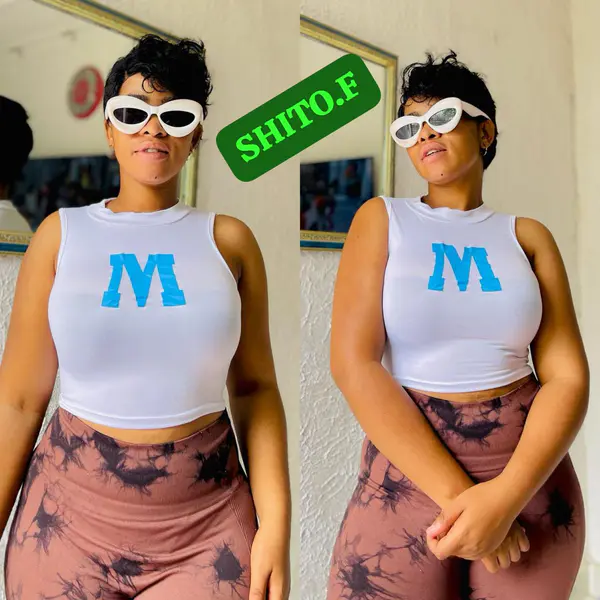 Top Cropped Letra M (3 unidades) 