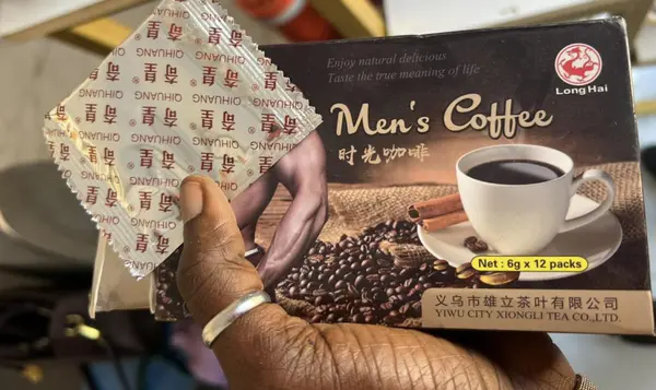 Café Masculino Long Hai Men's Coffee - Chá Potência Energizante Masculina
