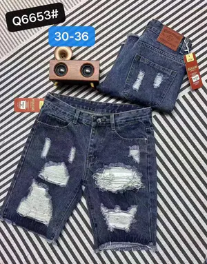 Calção Calções Jeans Destroyed Premium – Vários Modelos de  Bermuda