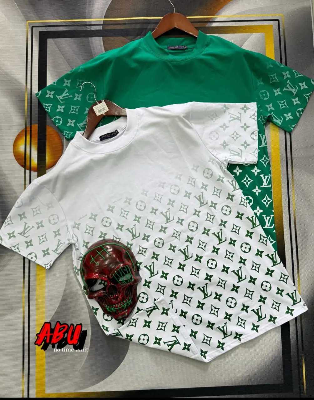 Camiseta Masculina Louis Vuitton LV Monograma Gradient
