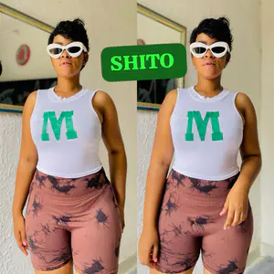 Top Cropped Letra M (3 unidades) 