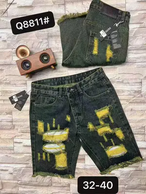 Calção Calções Jeans Destroyed Premium – Vários Modelos de  Bermuda