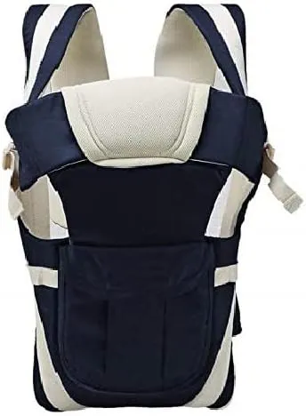 Mochila Porta-Bebê Confortável Azul-Marinho