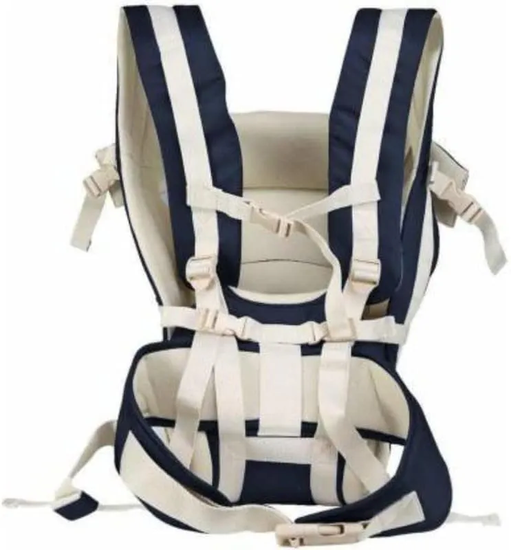 Mochila Porta-Bebê Confortável Azul-Marinho