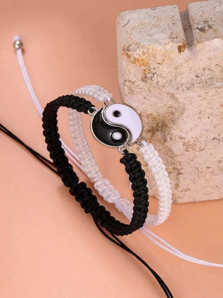 Pulseira Yin-Yang Dupla