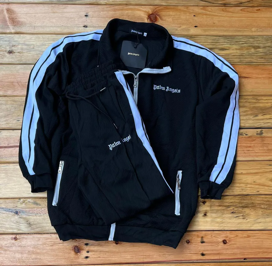 Conjunto Esportivo Palm Angels Preto 