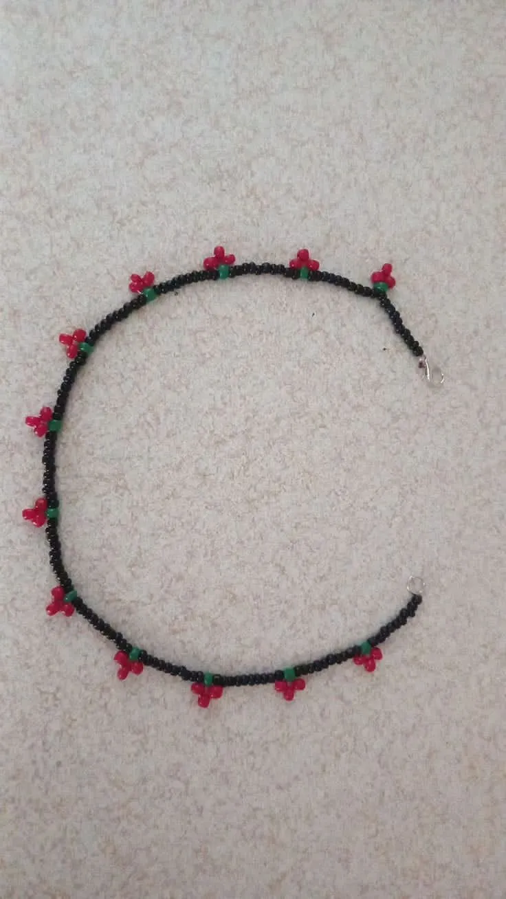 Colar de Missanga Florescência