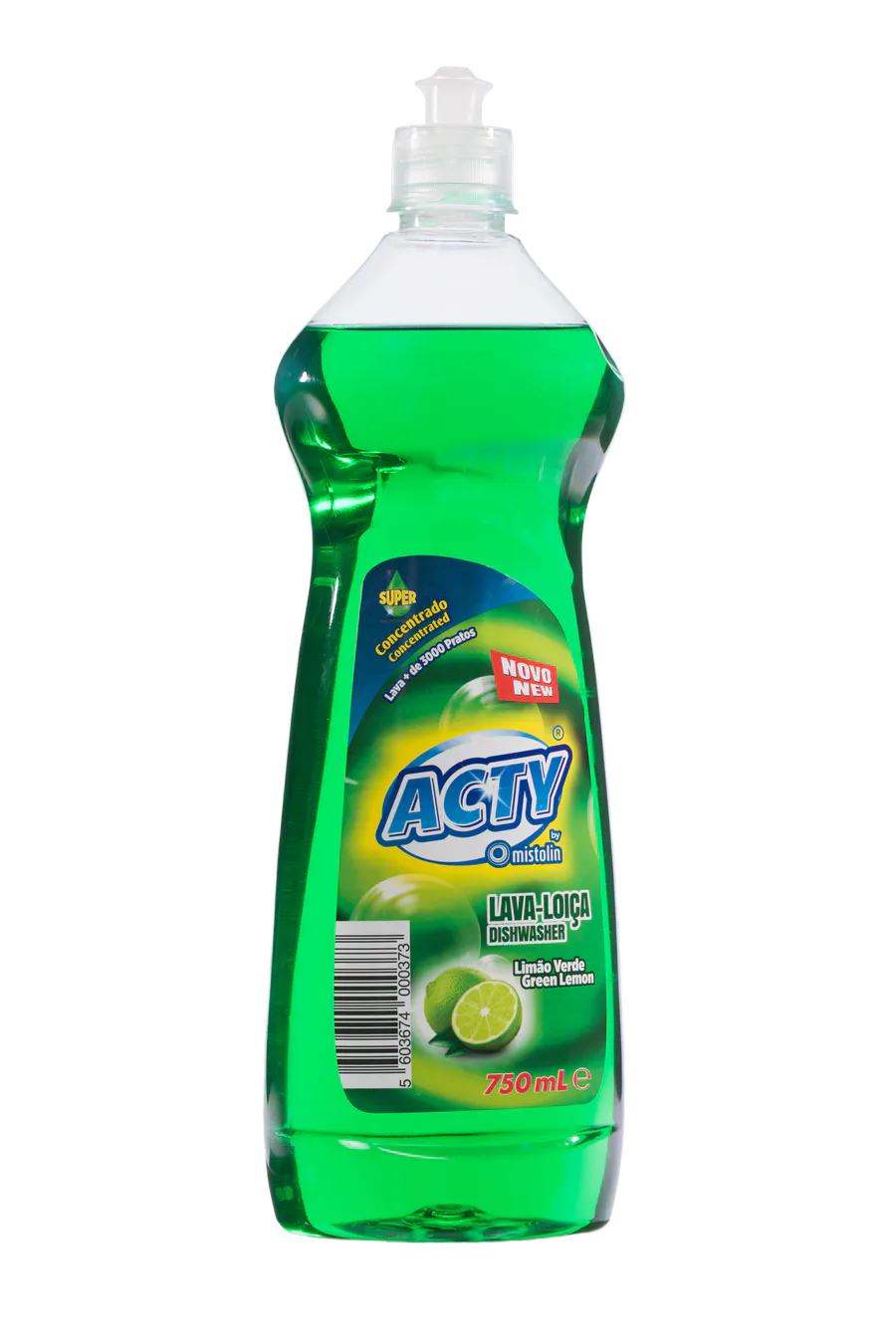 Acty Lava Loica Concentrado Limao Verde 750ML