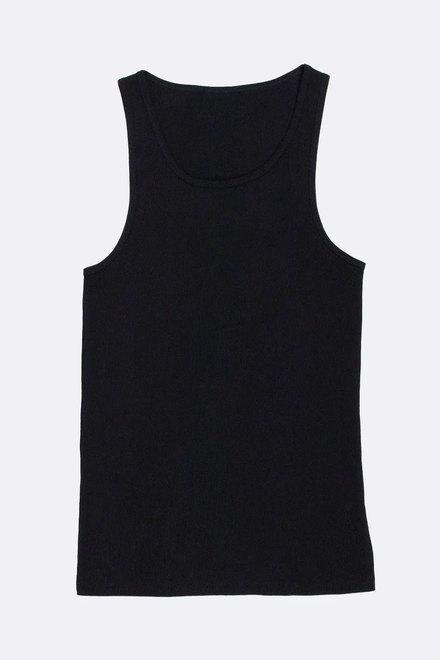 Top de alças Sleep em algodão · Homem · Preto · Modelo 2