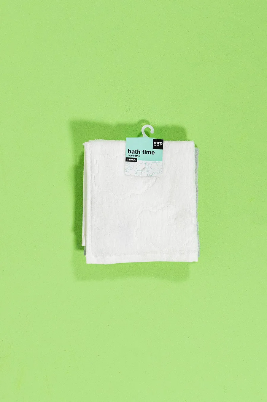 Peça Face Cloths pack de 2 em algodão · Bebé · Cinzento