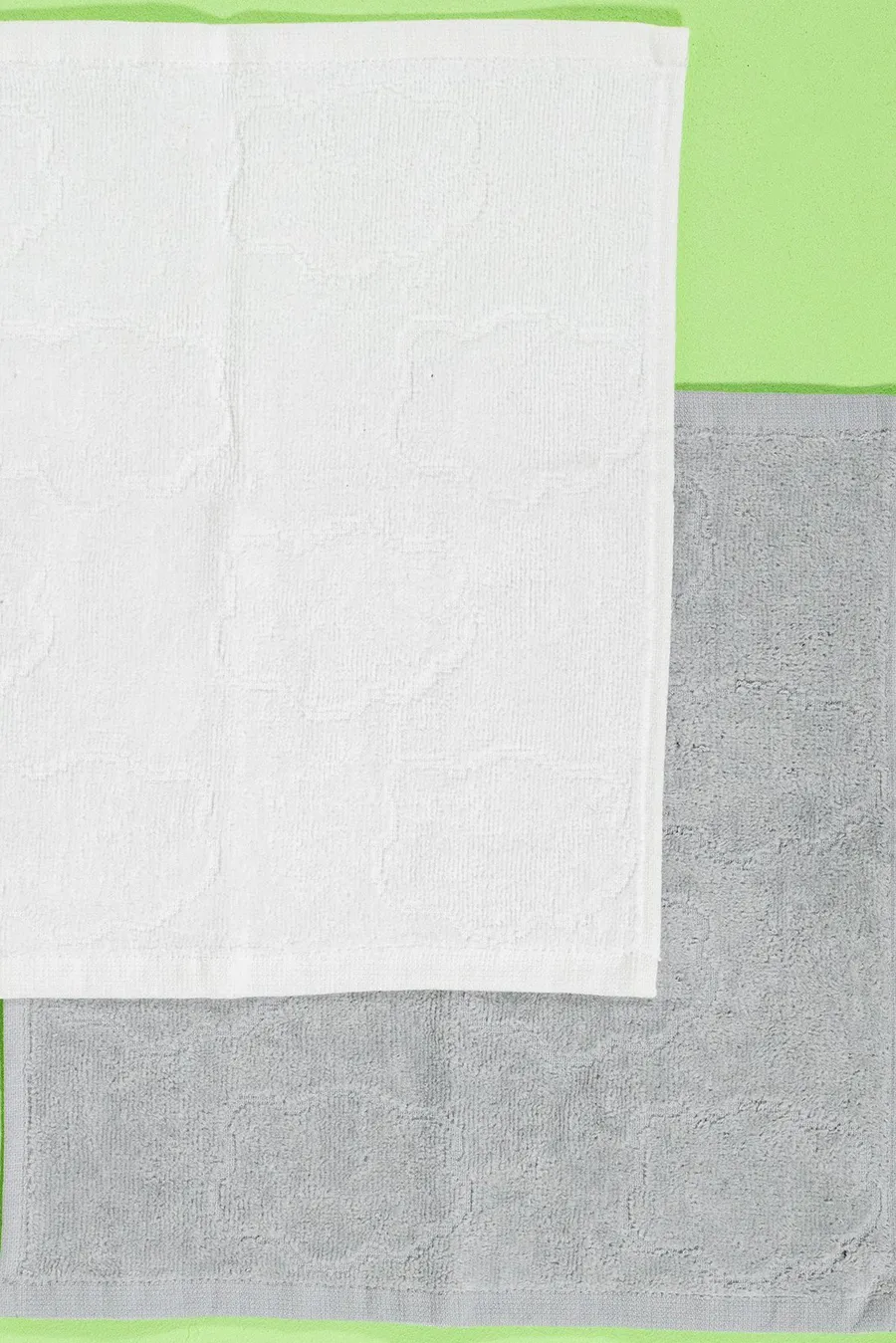 Peça Face Cloths pack de 2 em algodão · Bebé · Cinzento