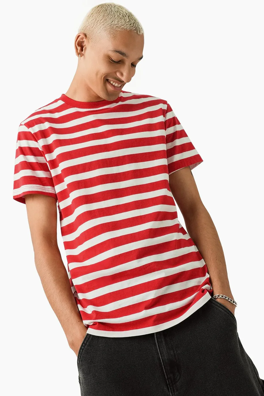 T-shirt em algodão · Homem · Vermelho