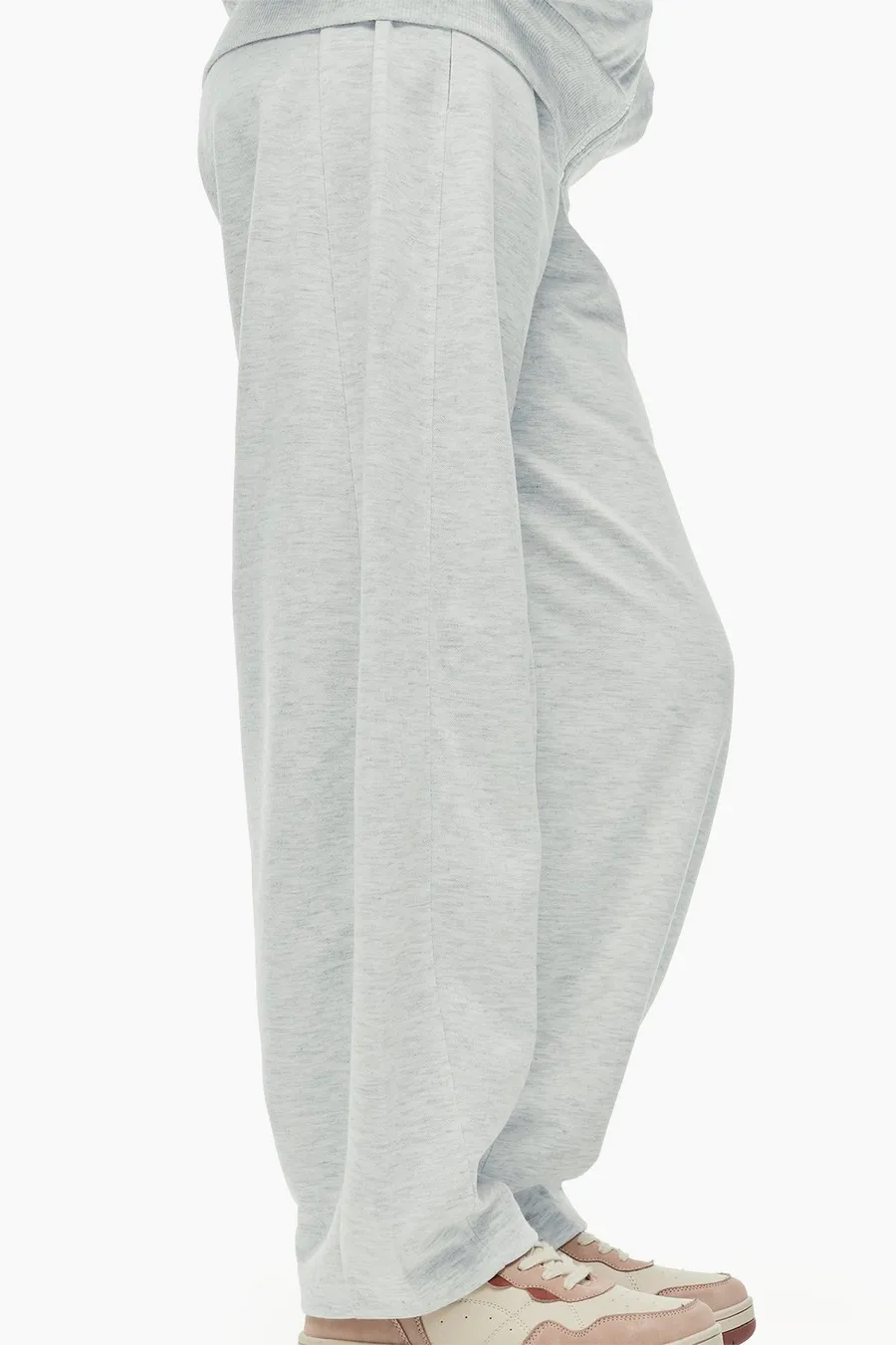 Peça Barrel Sweatpants em poliéster · Menina · Cinzento