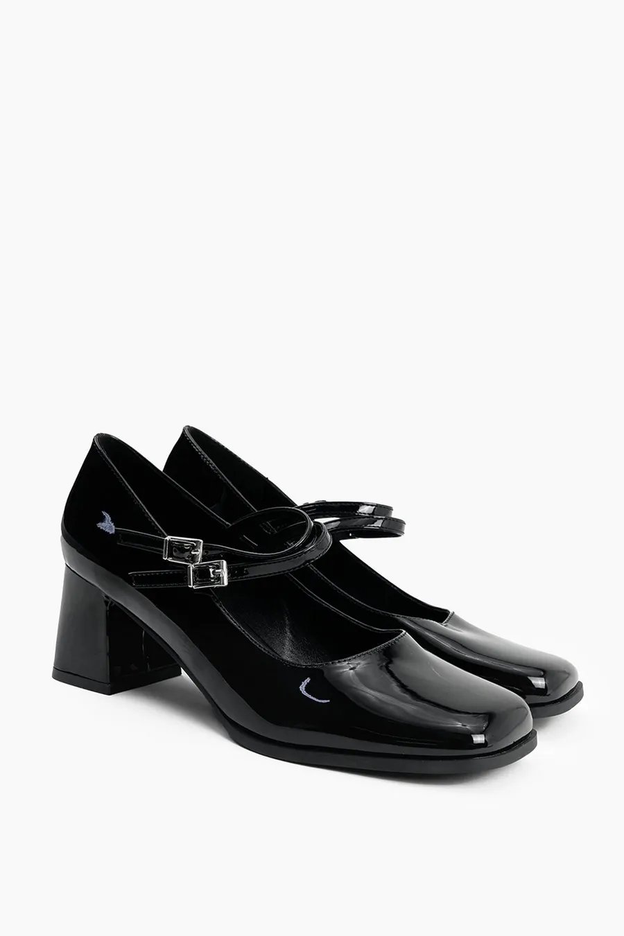 Sapatos de salto Mary Jane Block · Senhora