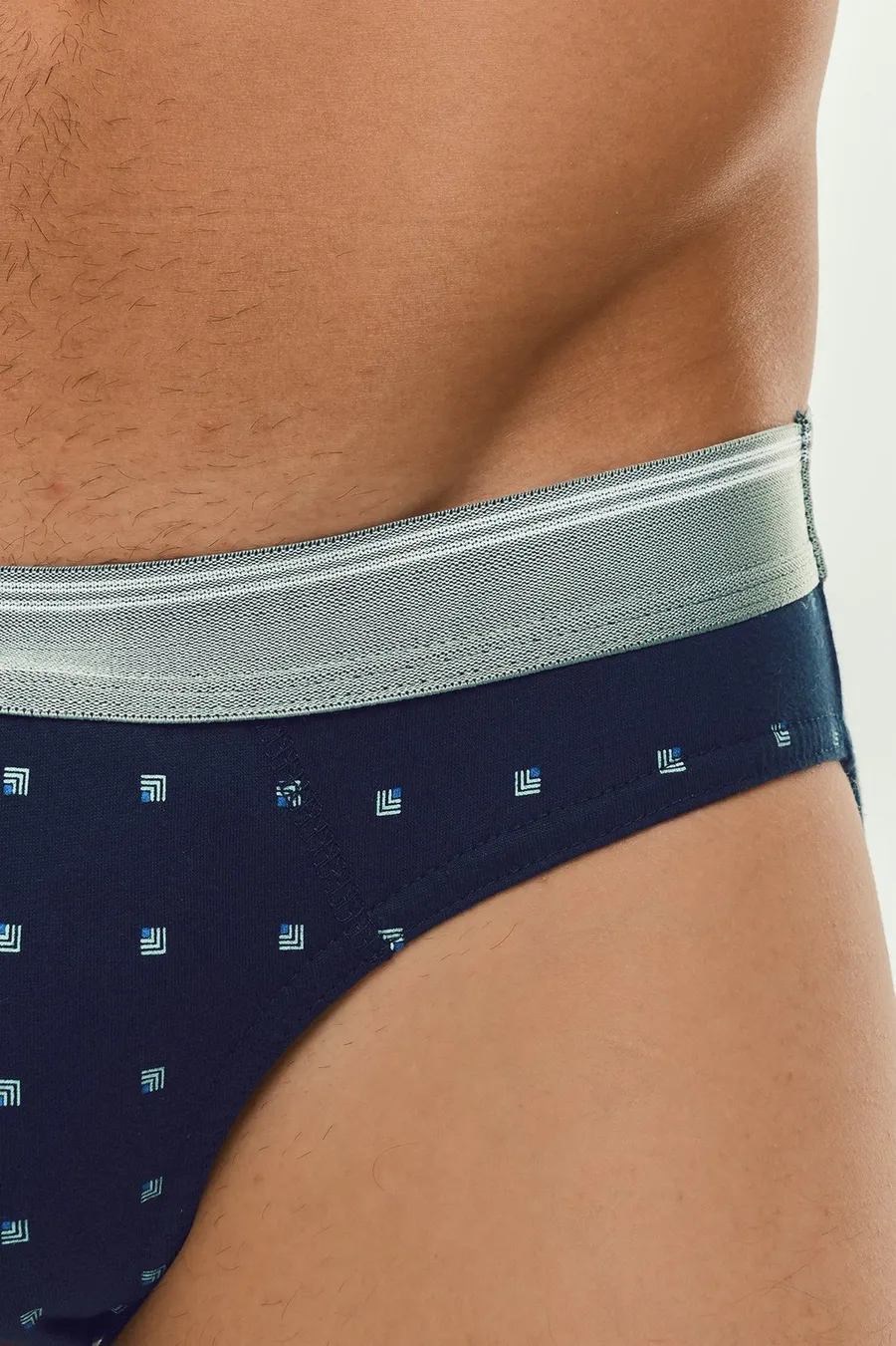 Peça Tangas pack de 5 em algodão · Homem · Azul