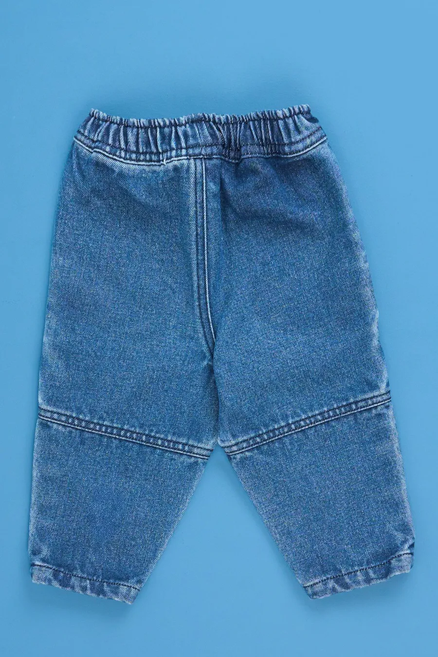 Calças de ganga Baggy em algodão · Bebé · Azul