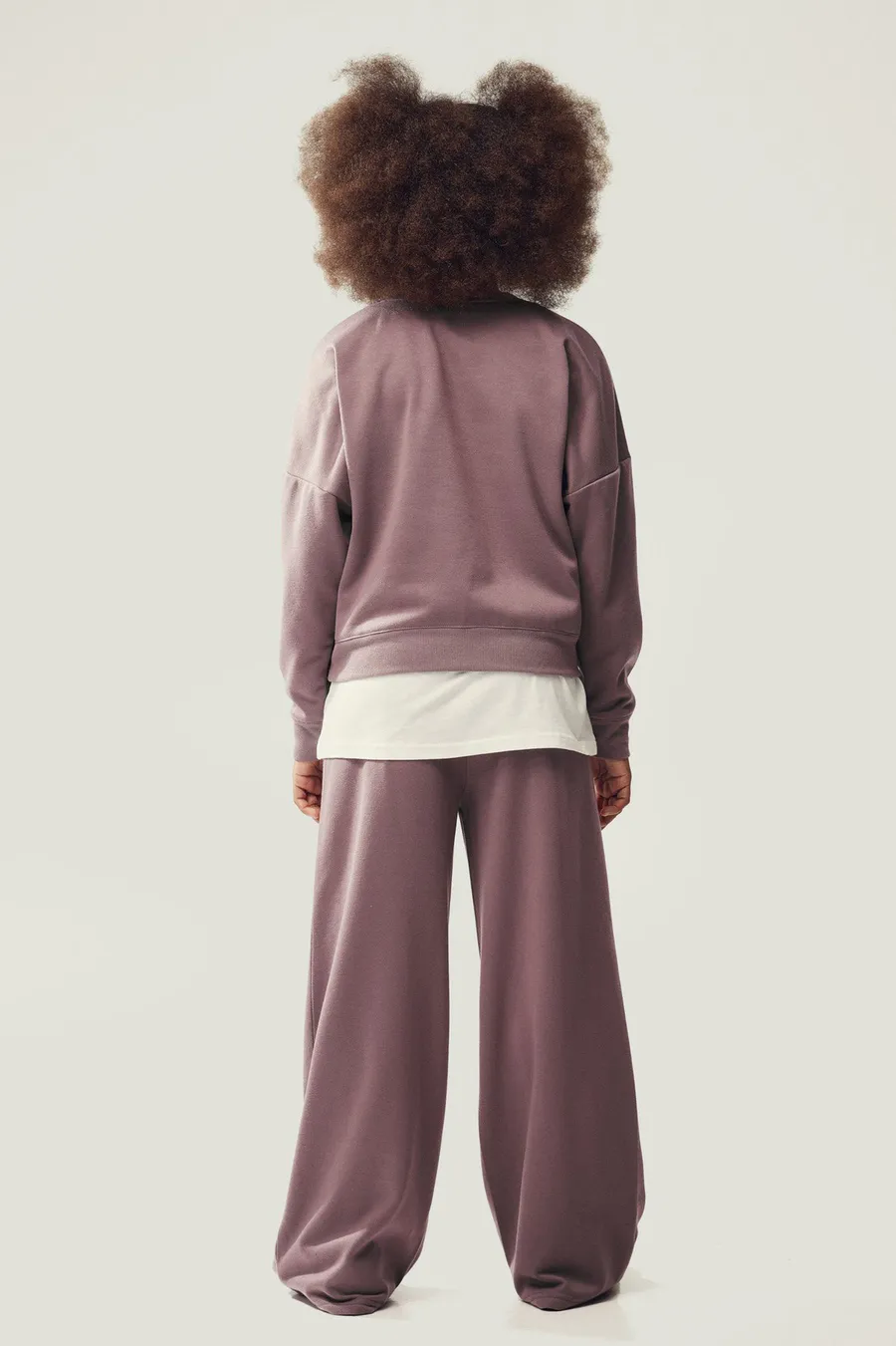 Peça Sweatpants em poliéster · Menina · Roxo
