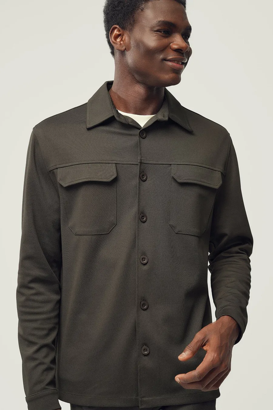 Sobrecamisa manga comprida · Homem