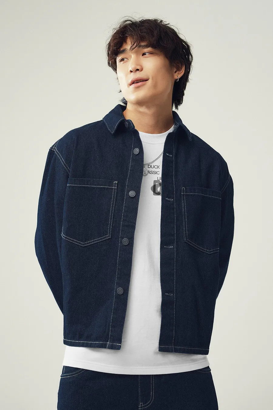 Peça Overshirt · Homem