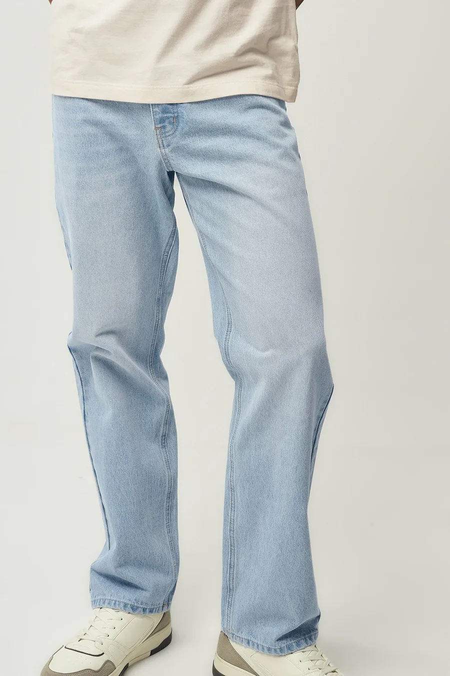 Calças de ganga recto Rigid · Homem · Azul