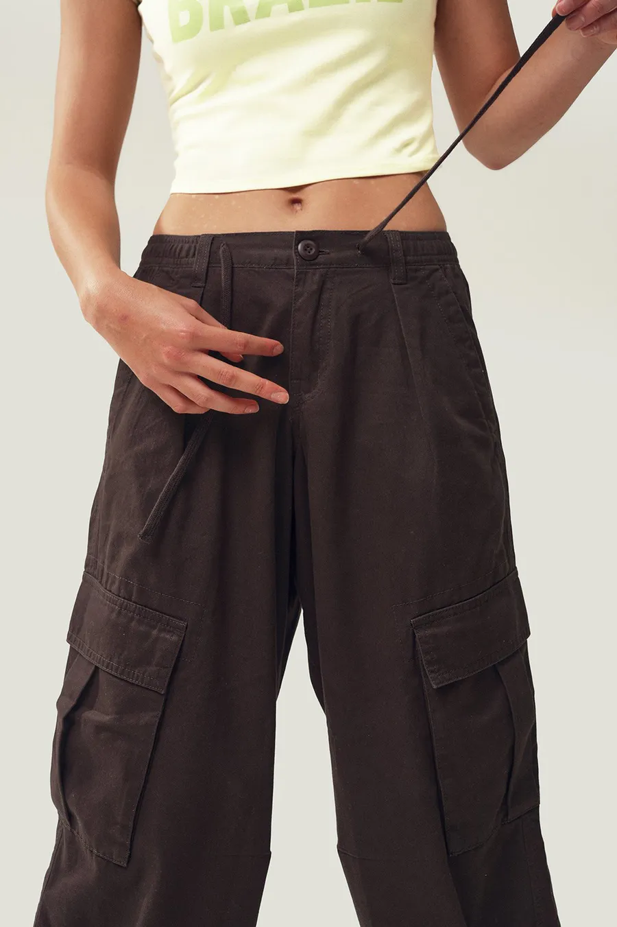 Calças Baggy Barrel · Senhora