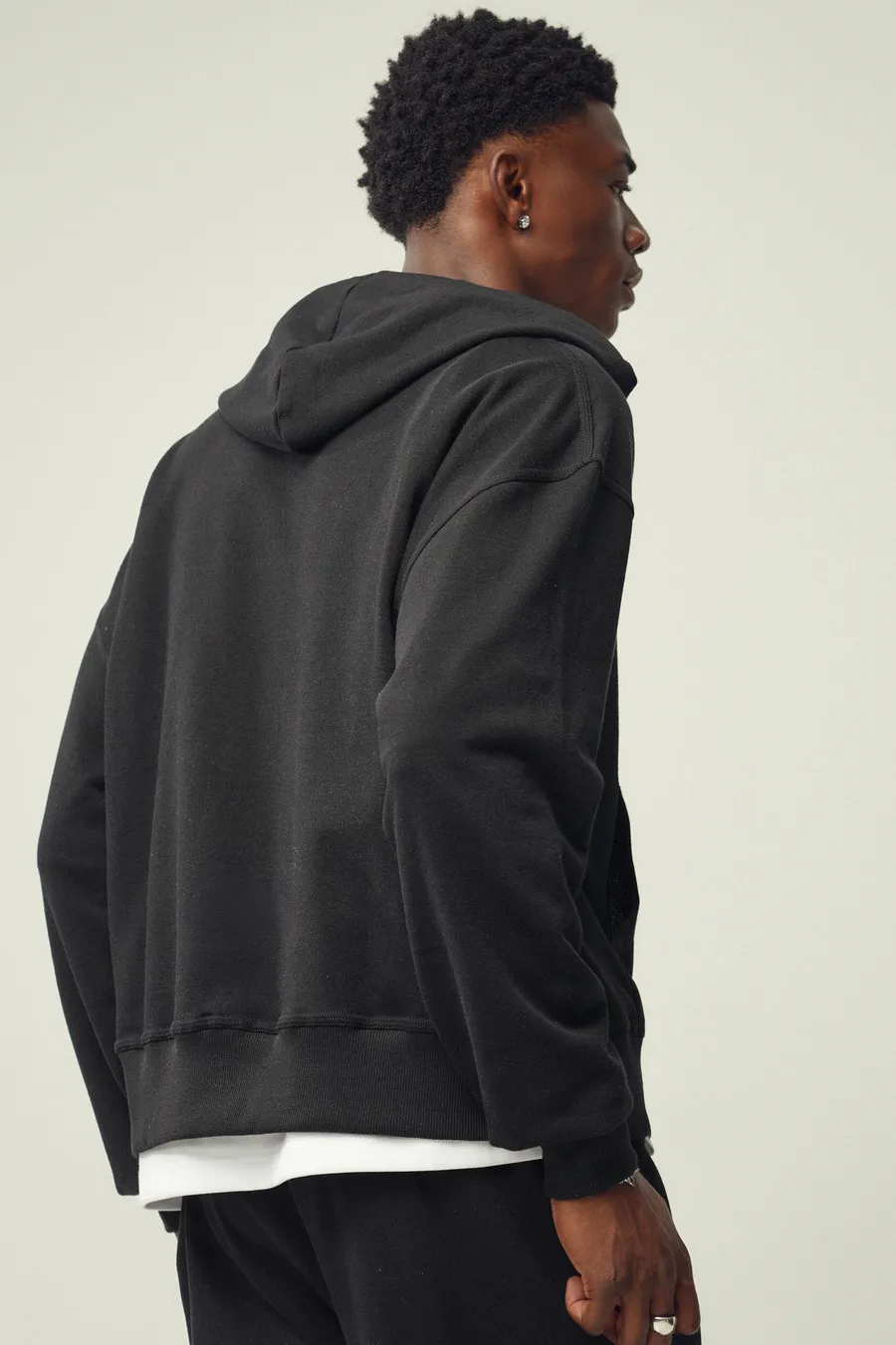 Hoodie · Homem · Preto