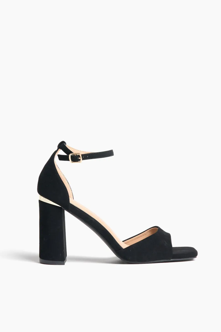 Sapatos de salto com velcro Ankle Block · Senhora