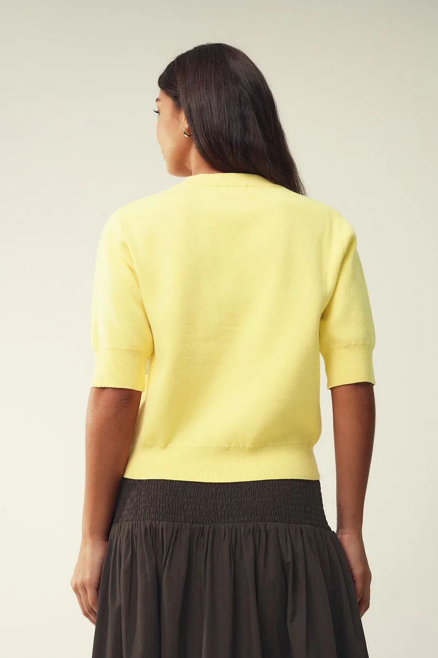 Casaco de malha · Senhora · Amarelo