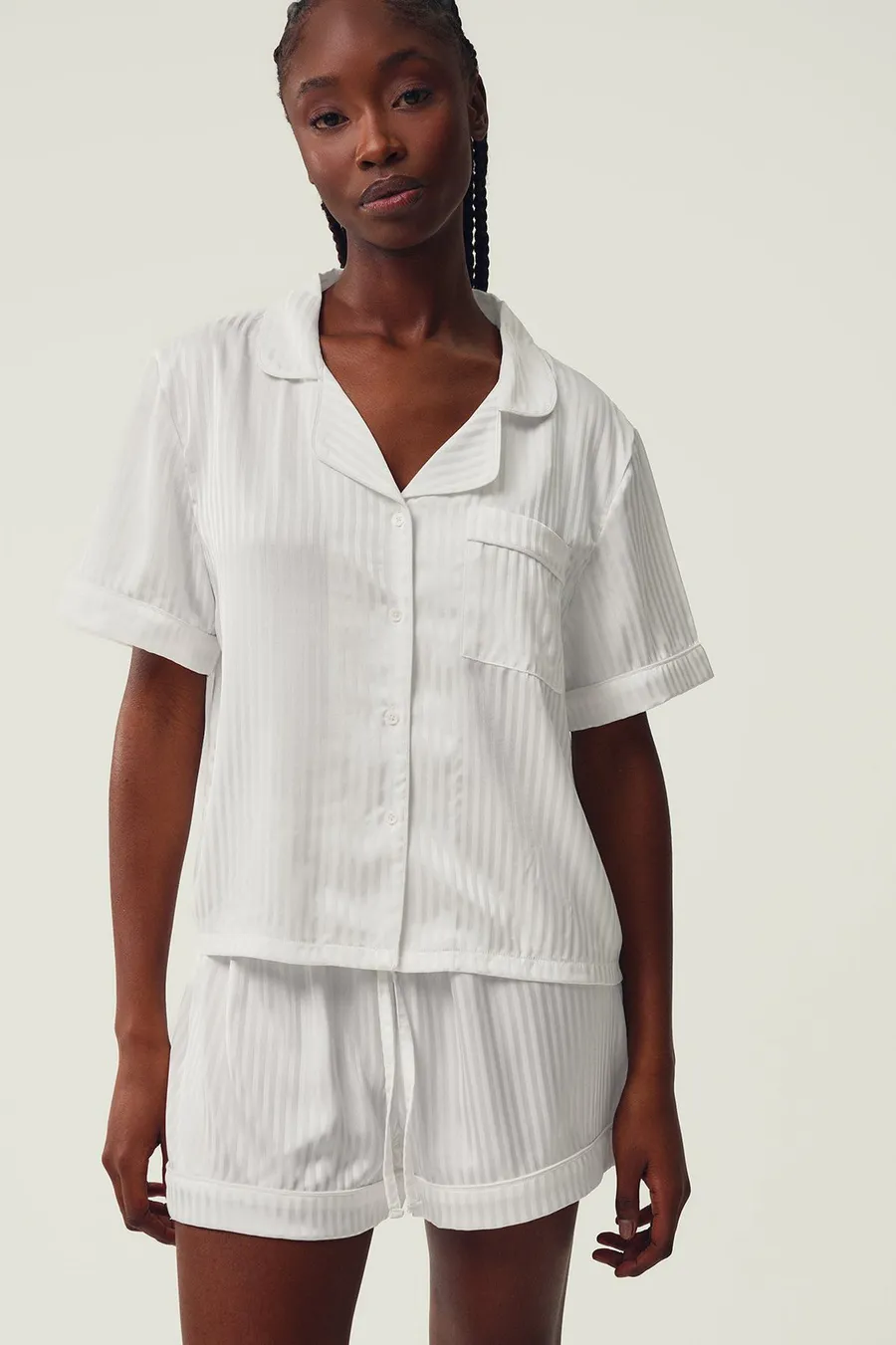 Pijama de cetim · Senhora