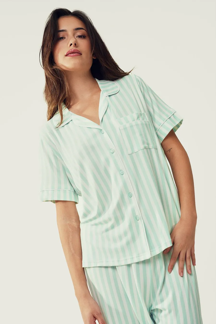 Pijama · Senhora · Verde