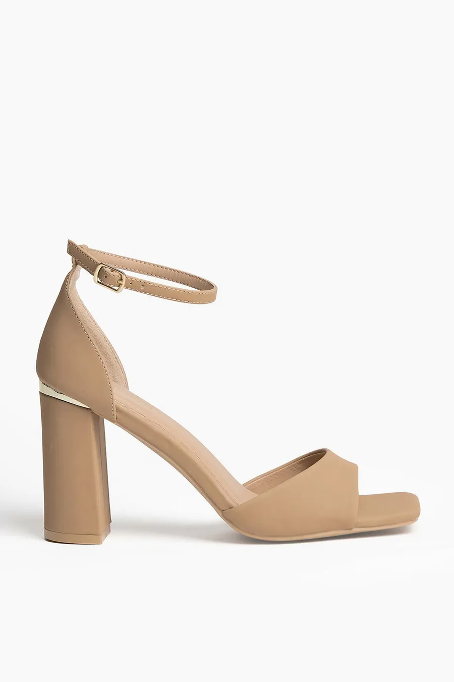 Sapatos de salto com velcro Ankle Block · Senhora