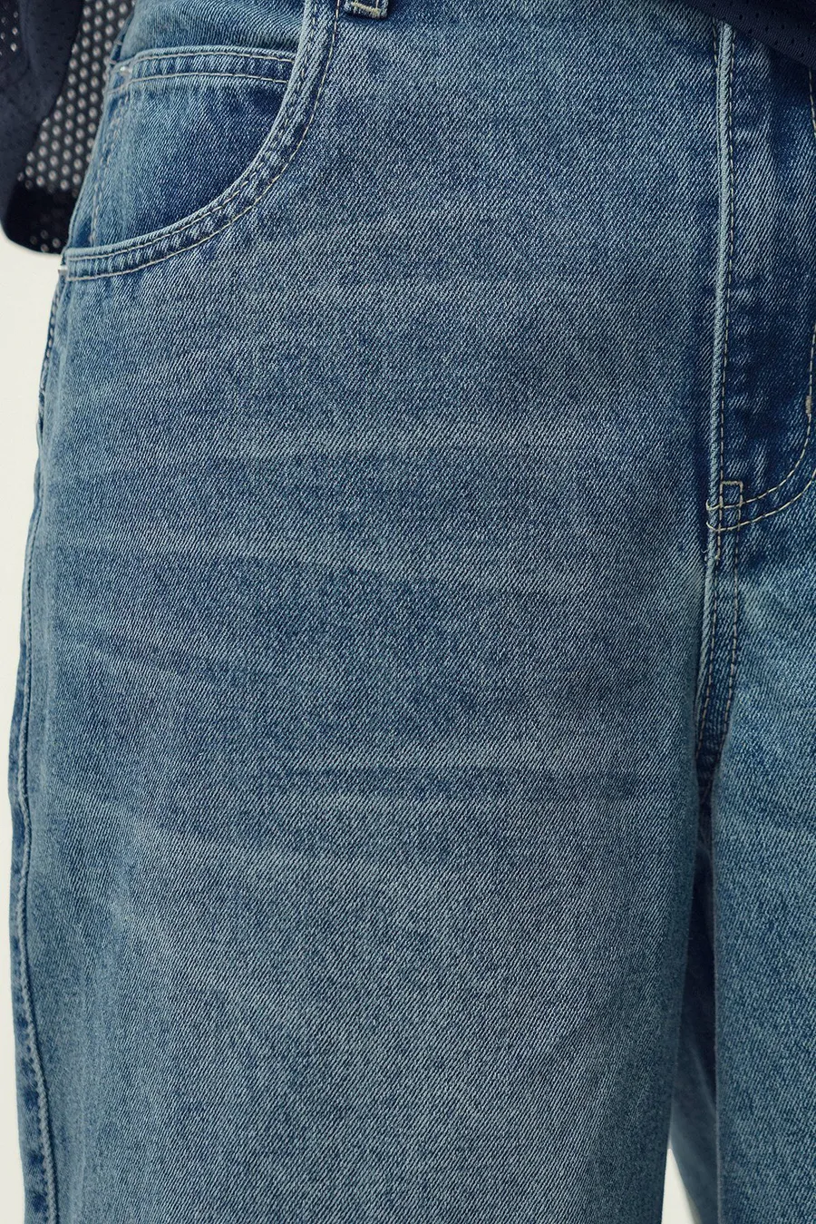 Peça Super Baggy Bermuda · Homem · Creme